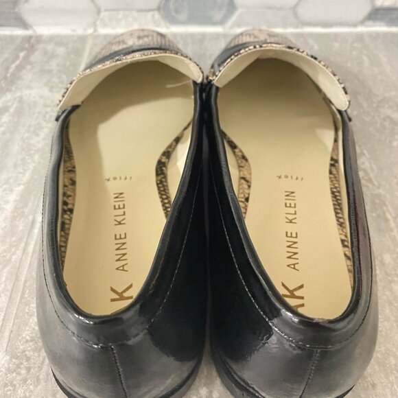 Ann Klein AKVELMA Snake Print Slip-On Loafer Shoes Size 9.5 - Picture 7 of 10